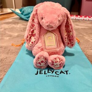 Jellycat Exclusive Blushkin Bunny BNWT  hard to find.